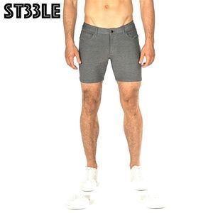 Steel Stretch Shorts 36" waist 6" inseam Gently worn